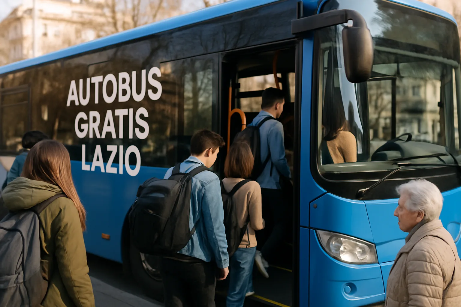 Trasporti pubblici Lazio: autobus gratis per over 70 e studenti under 26