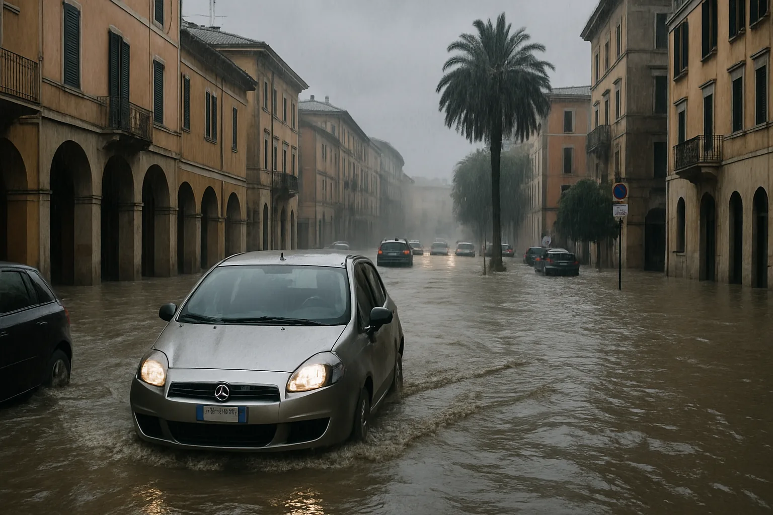 Alluvione a Latina, 170 millimetri di pioggia in poche ore: il Comune valuta lo stato di calamità