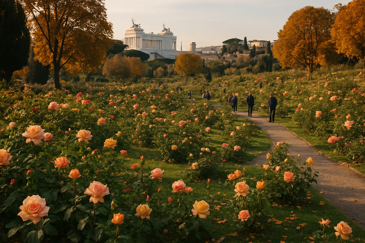 Roseto Comunale di Roma riapre per l'autunno con ingresso gratuito domenica 25 ottobre