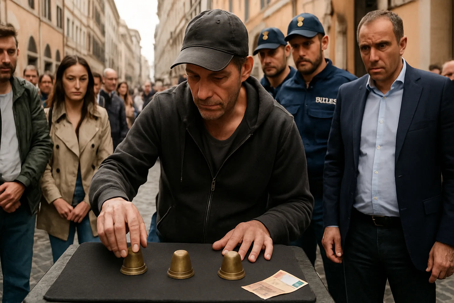 Truffatori delle tre campanelle: il raggiro antico che continua a colpire il centro storico