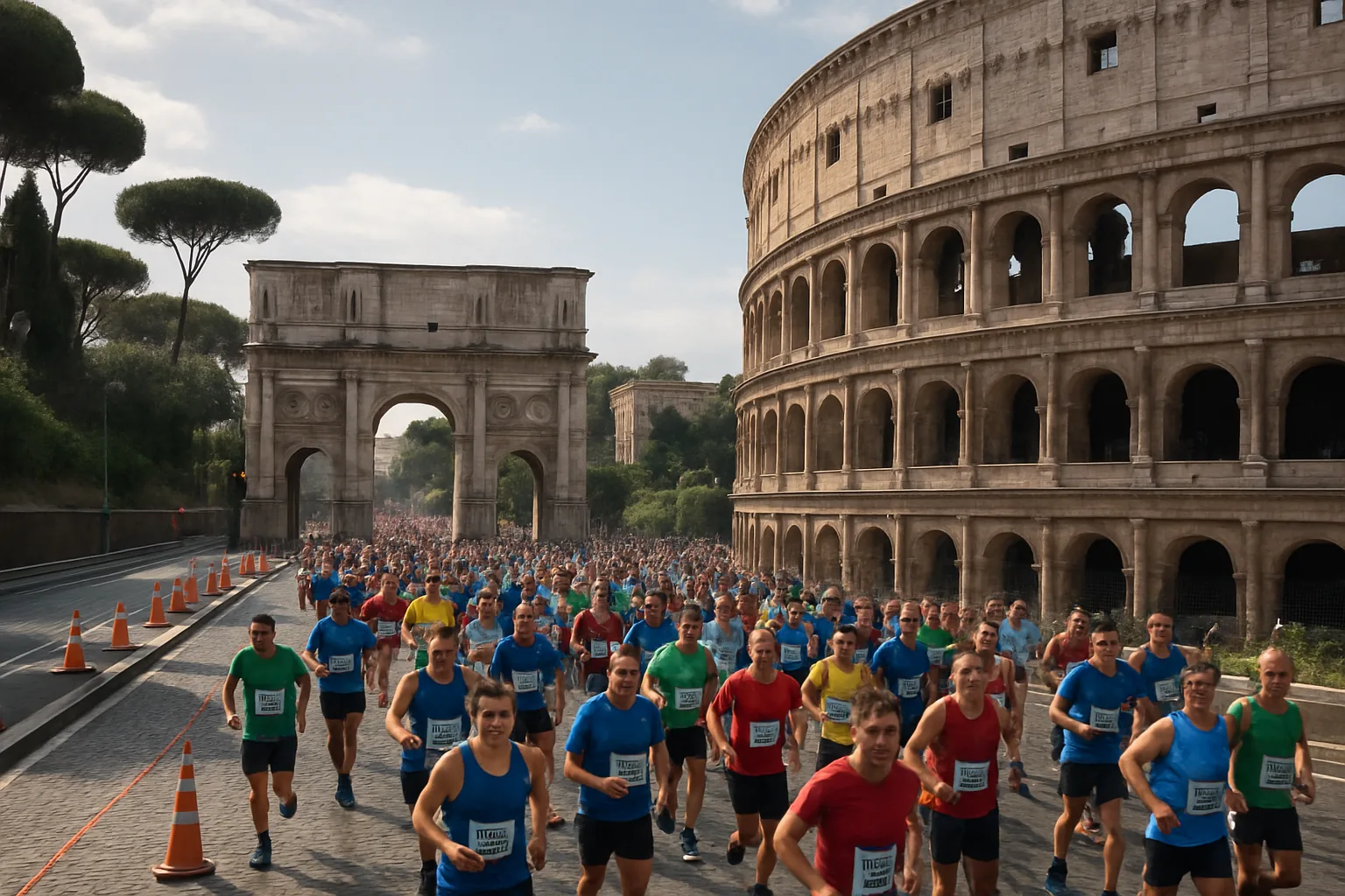Mezza maratona di Roma: domenica 40mila runner, strade chiuse e 54 linee bus riorganizzate